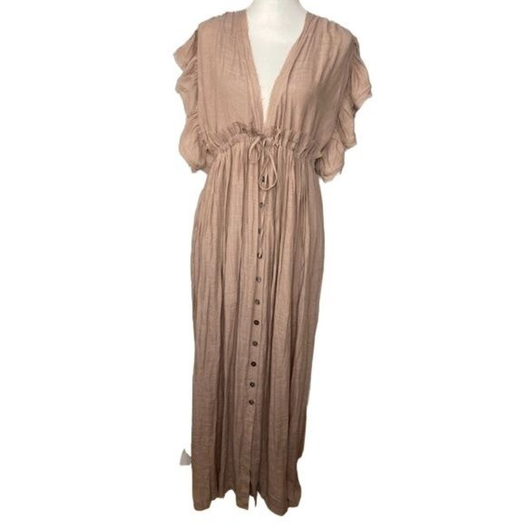 Flawless Dresses & Skirts - Flawless Women Empire Maxi Dress bohemian Short Sleeve cinch Waist size medium